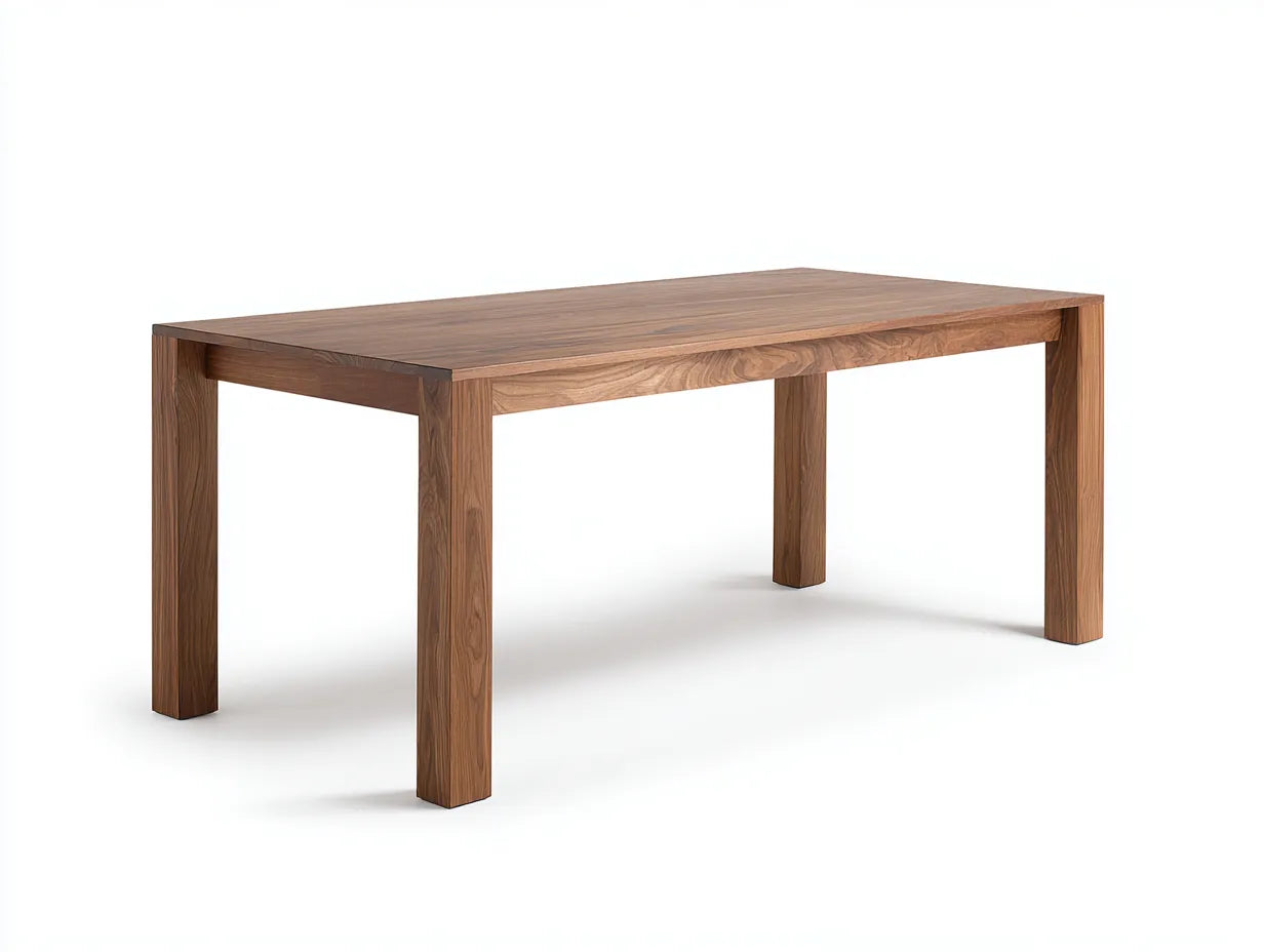Mesa de comedor de madera 160×80×75 cm – pino miel – líneas rectangulares para cocina