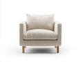 Sillón reclinable giratorio 94 x 96 x 97 cm - beige claro y negro - respaldo amplio para salón